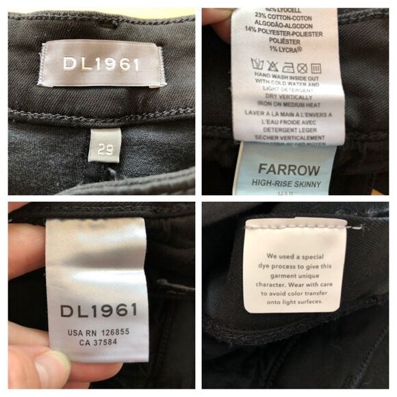 DL1961 Farrow High Waist Instaslim Skinny Jeans - Picture 7 of 8